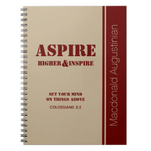 Cuaderno de notas personalizado con inspiración AS