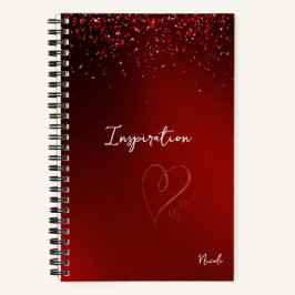 Cuaderno de notas personalizado Reina de Corazones