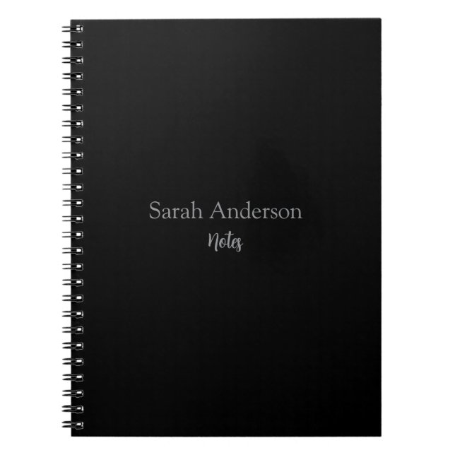 Cuaderno de notas personalizado Sarah Spiral Journ (Frente)