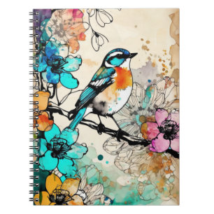 Cuaderno de notas Pretty Bird