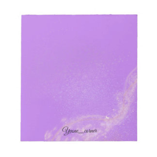 Cuaderno de notas Soñador Cielo de Lavanda y Luna