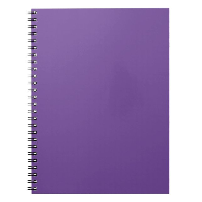 Cuaderno de Notas | Tapa Morada – Clásico en Espir (Frente)