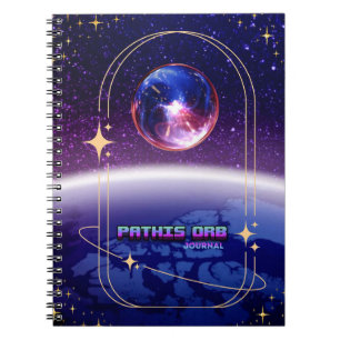Cuaderno de notas Tema Espacial Pathis Orb