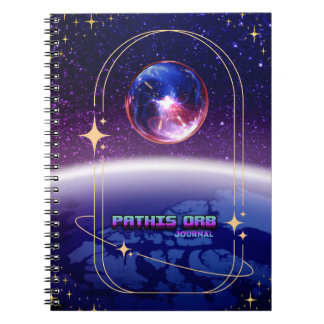 Cuaderno de notas Tema Espacial Pathis Orb