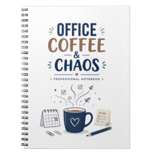 Cuaderno de notas y diario profesional de Café y C