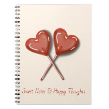 Cuaderno de notas y pensamientos dulces Chupachús 