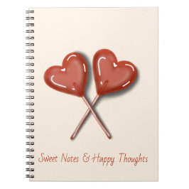 Cuaderno de notas y pensamientos dulces Chupachús