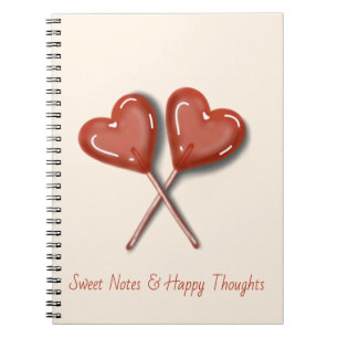 Cuaderno de notas y pensamientos dulces Chupachús 