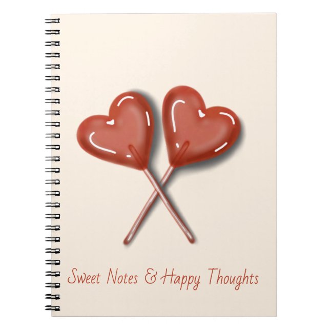 Cuaderno de notas y pensamientos dulces Chupachús  (Frente)