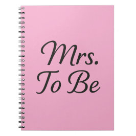 Cuaderno de novia diseño elegante - Sra. Por ser