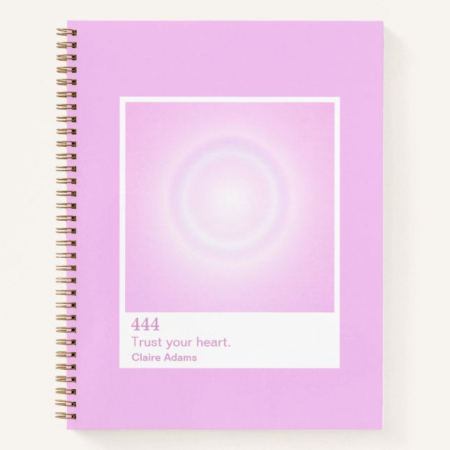 Cuaderno de Número de Ángel de Aura de Chicle (Anverso)