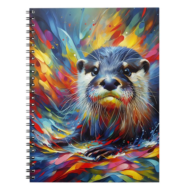 Cuaderno de nutria brillante (Frente)