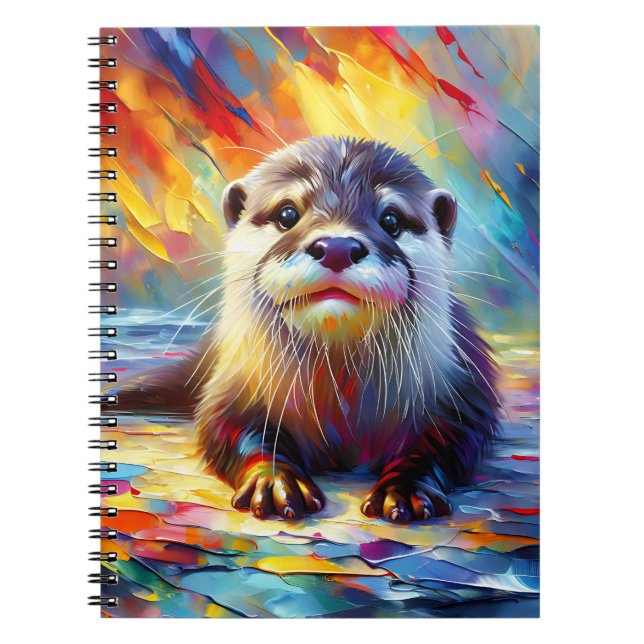 Cuaderno de nutria del atardecer (Frente)