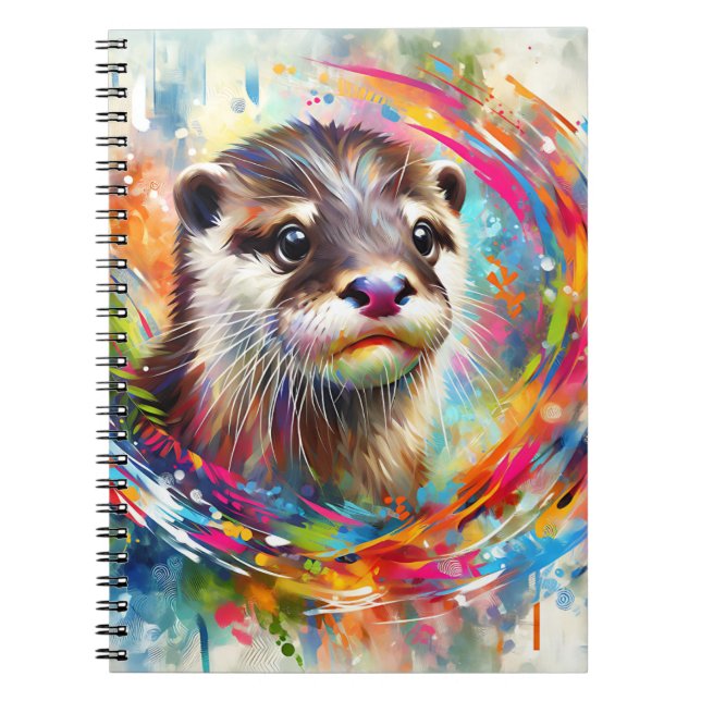 Cuaderno de nutria remolino (Frente)