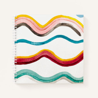 Cuaderno de olas acuarela