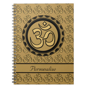 Cuaderno de OM del oro