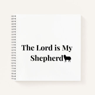 Cuaderno De Oración Cristiano El Señor Es Mi Pasto