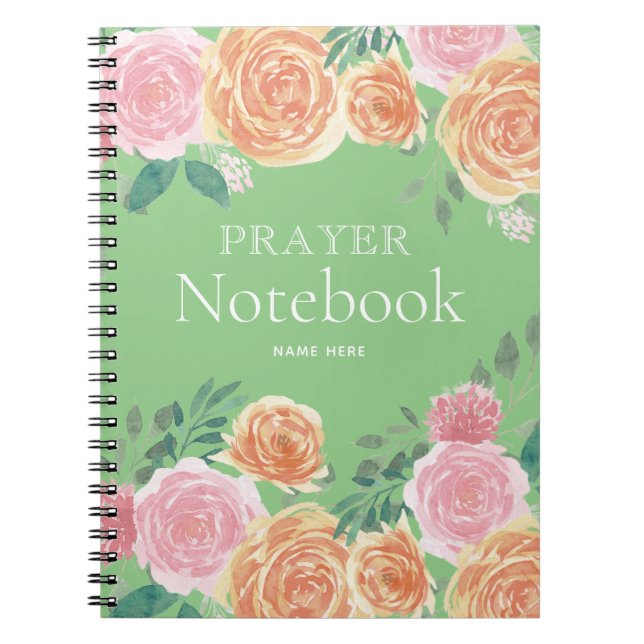 Cuaderno de oraciones florales (Frente)