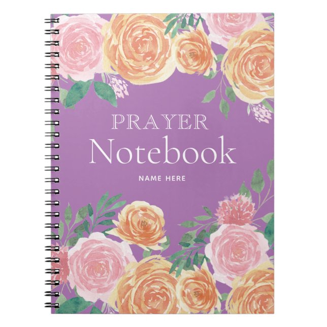 Cuaderno de oraciones florales (Frente)