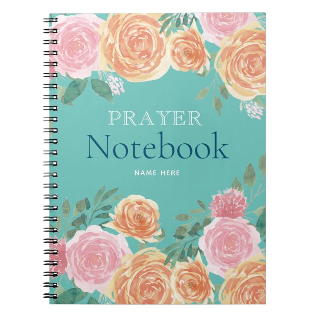 Cuaderno de oraciones florales (Frente)