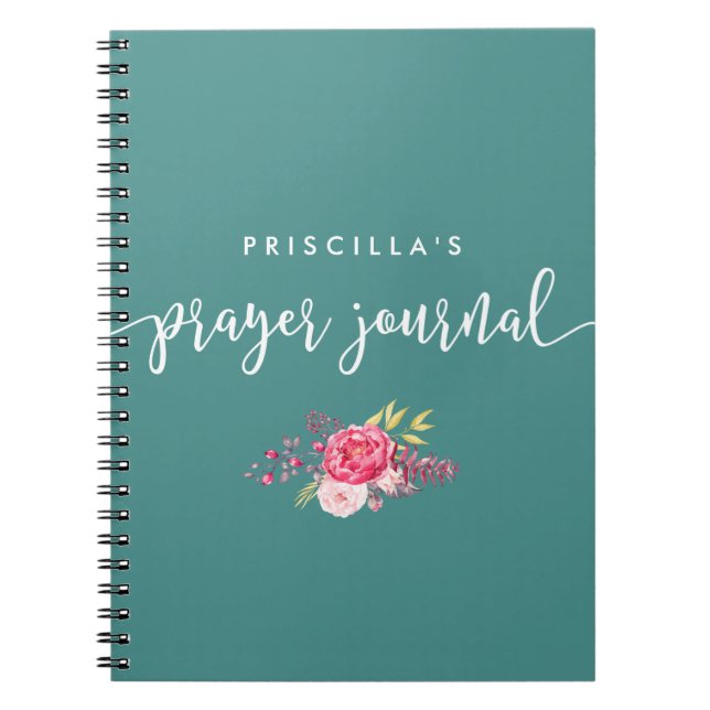 Cuaderno de oraciones guiadas y florales (Frente)