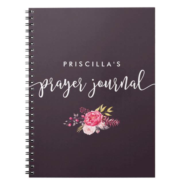 Cuaderno de oraciones guiadas y florales (Frente)