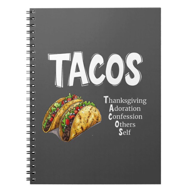 Cuaderno de oraciones TACOS (Frente)