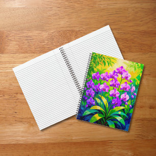 Cuaderno de Orquídeas Purpura
