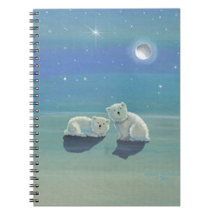 Cuaderno de ositos polares lindos