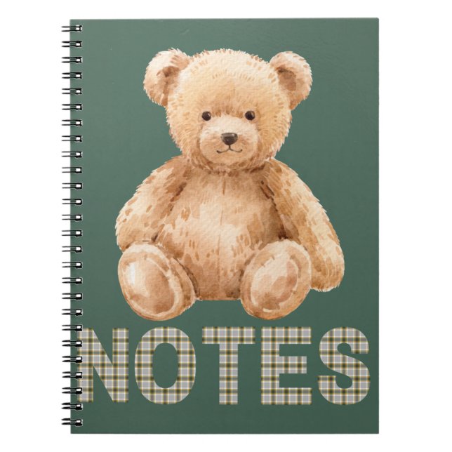 Cuaderno de oso de peluche (Frente)