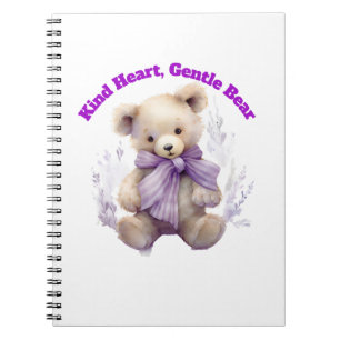 Cuaderno de Oso Gentil Corazón Amable - Diseño de