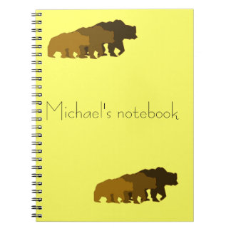 Cuaderno de oso pardo