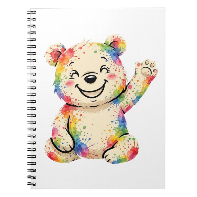 Cuaderno de oso pintado (Frente)