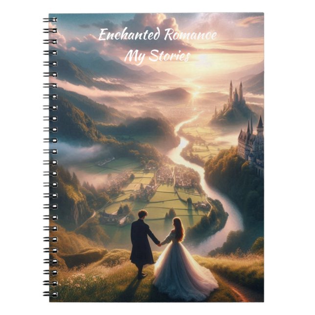 Cuaderno de páginas encantadas para parejas de Cas (Frente)