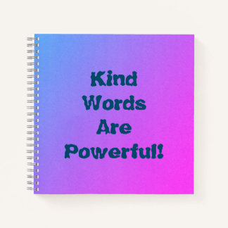 Cuaderno de palabras amables