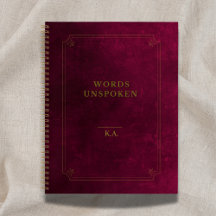 Cuaderno de Palabras No Ditas – Aspecto de Cuero M