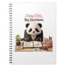 Cuaderno de Panda Bebé Divertido CEO Pequeño Grand