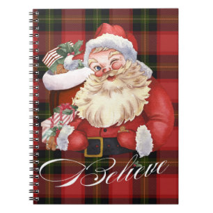 Cuaderno de Papá Noel Vintage