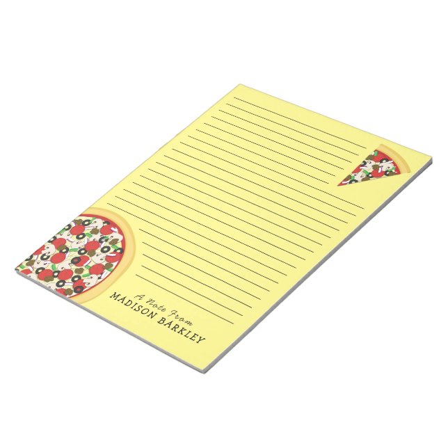 Cuaderno de Papelería de Combo Pizza Suprema para  (Lado Derecho)