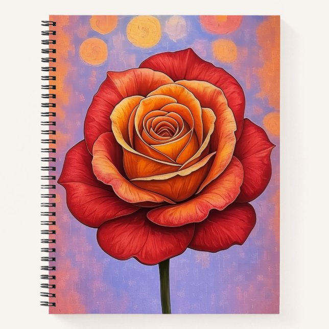 Cuaderno de Papelería Fireheart Dreamy Rose (Anverso)