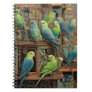 Cuaderno de Paraceets coloridos