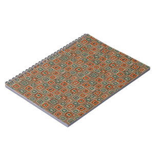 Cuaderno de parches de tela antigua de arte