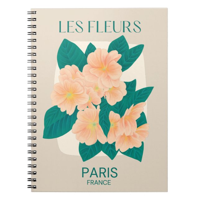 Cuaderno de París de Les Fleurs (Frente)