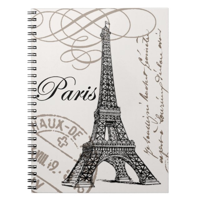 Cuaderno de París del vintage… (Frente)