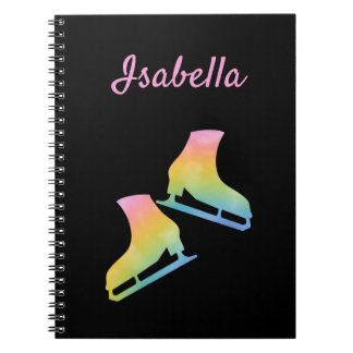 Cuaderno de patinaje sobre hielo figura patinaje a