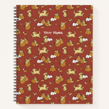 Cuaderno de patrón de calabazas de recuperación de