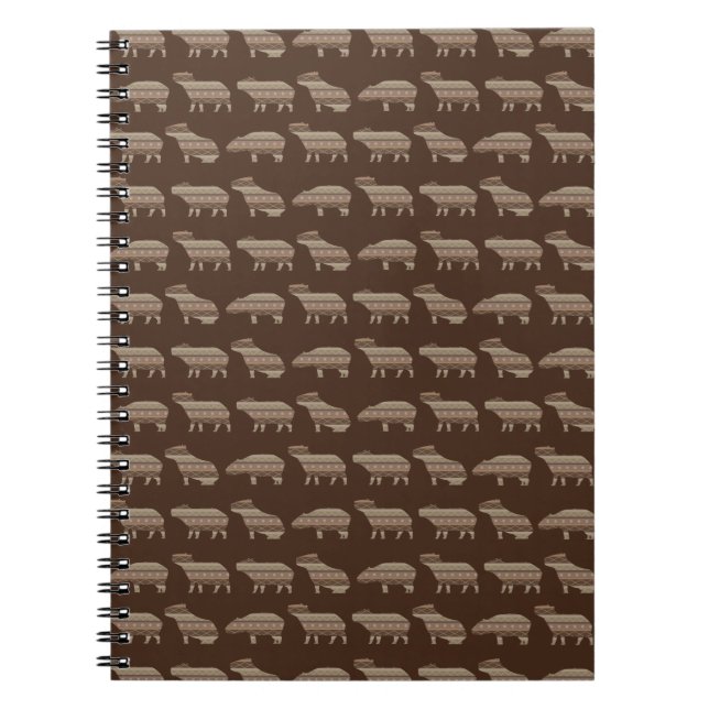 Cuaderno de patrón de carpincho (Frente)