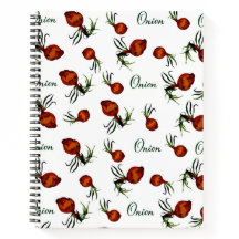 Cuaderno de patrón de cebolla caprichoso