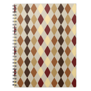 Cuaderno de patrón de diamante