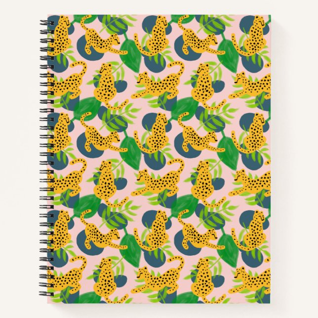 Cuaderno de patrón de guepardo (Anverso)